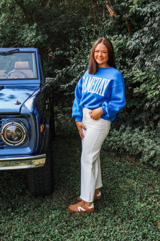 Gameday Graphic Pullover • Blue