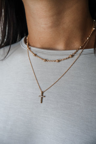 Gratitude & Grace Layered Necklace • Gold