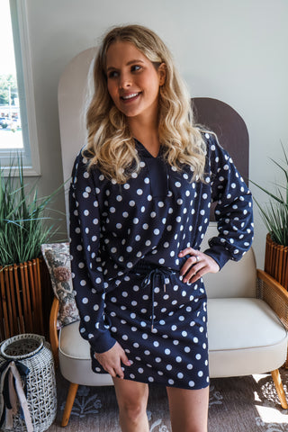 Fall Frenzy 7 • Black Dotted Skirt Set - FINAL SALE