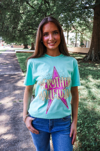 Everything Hallelujah Graphic Tee • Mint