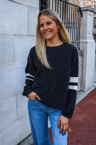 On The Sidelines • Black
