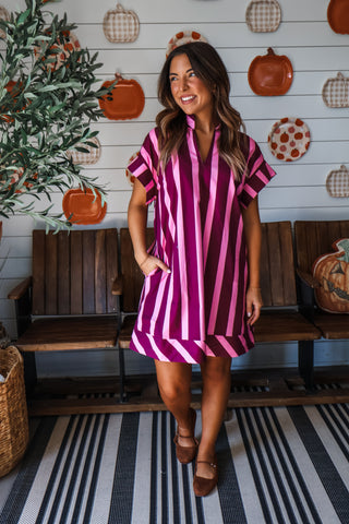 Seasonal Shift • Pink Stripes