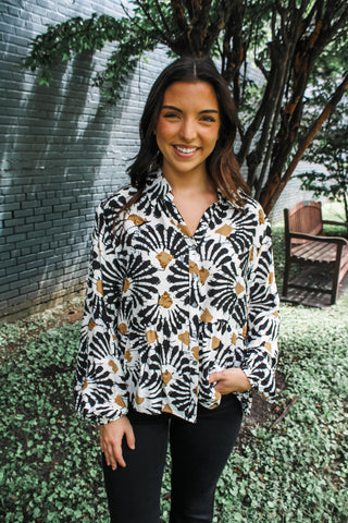 Take a chance • black floral