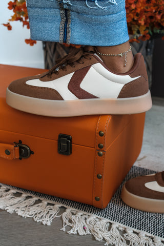 Next Level Low Top Sneakers • Beige/Brown