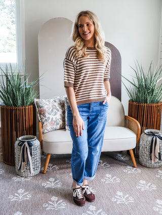 Chic & Classic Stripes • Mocha