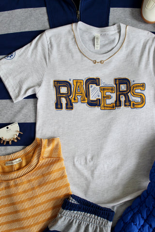 Go Racers Graphic Tee • Ash Grey