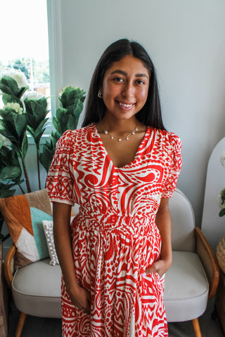 Special Spark Pocket Dress • Red - FINAL SALE