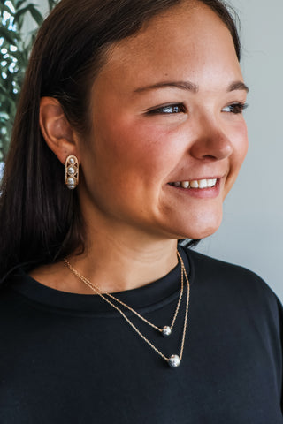 Double Up Layered Necklace • Metal Mix