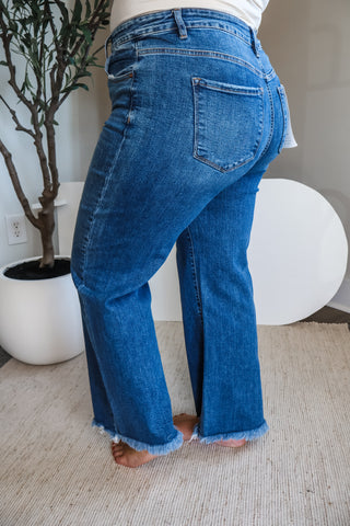 Neo medium wash denim • plus
