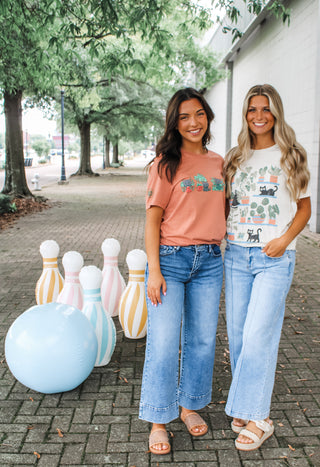 Just Kitten Around Graphic Tee • Terracotta