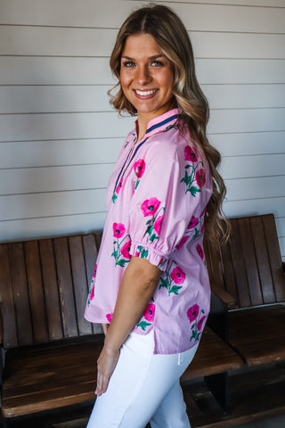 Flower Lined Streets • Pink