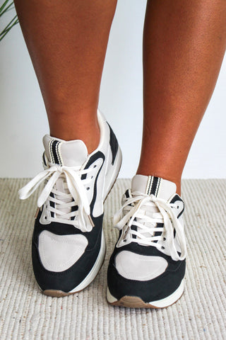 Courtside Chic Sneaker • Black