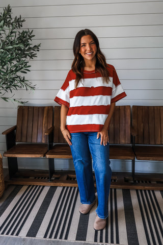 Post It Stripes • Rust