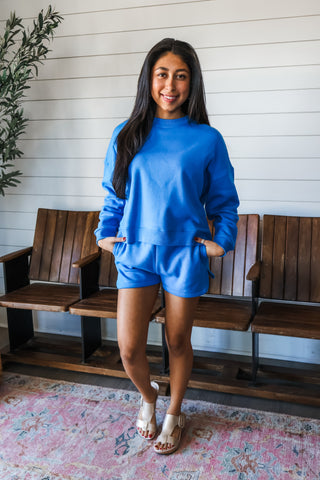 Playful Pairing Short Set • Blue