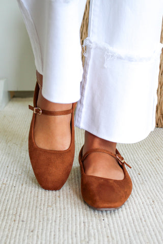 Olivia Ballet Flat • Cognac
