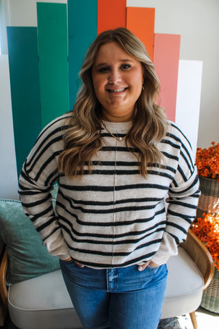 Refined Classic • Oatmeal Stripe - PLUS