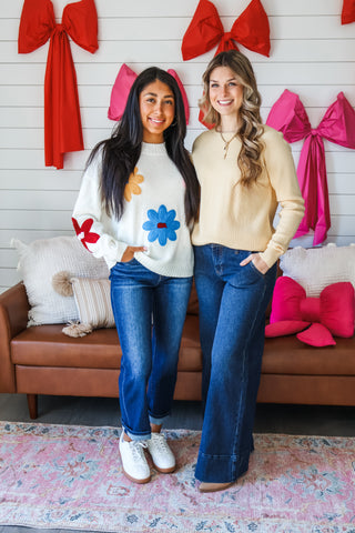 Wonderful Beginnings Waffle Knit • Sunrise Yellow