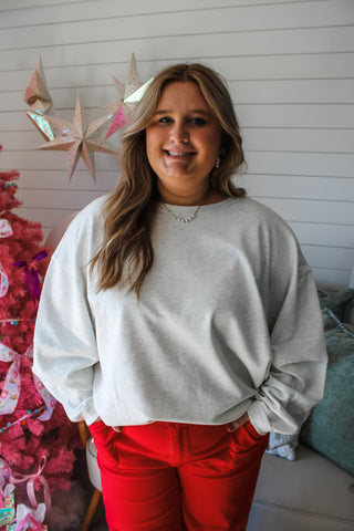 Donner Pullover • Heather Ivory - PLUS