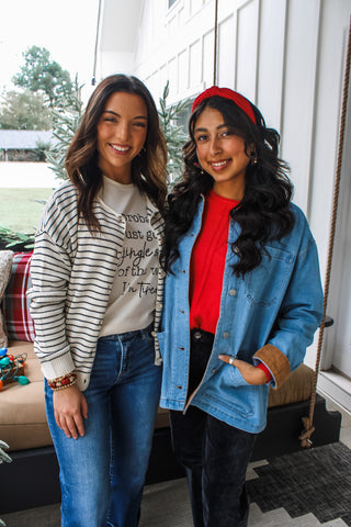 Jingle Some Of The Way Graphic Tee • Cream