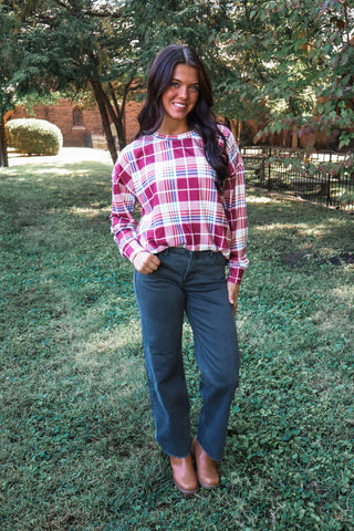 Plaid In Play • Wine Multi