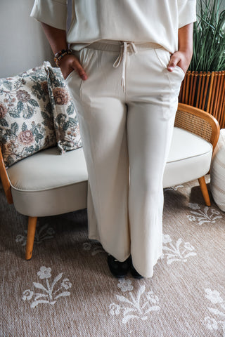 City Chic Pant Set • Cream