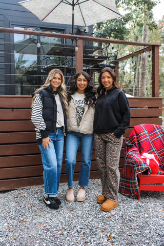 Capture Coziness Half Zip • Black