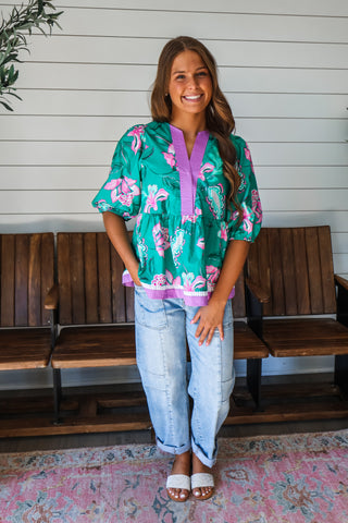 Paradise Found • Green Floral