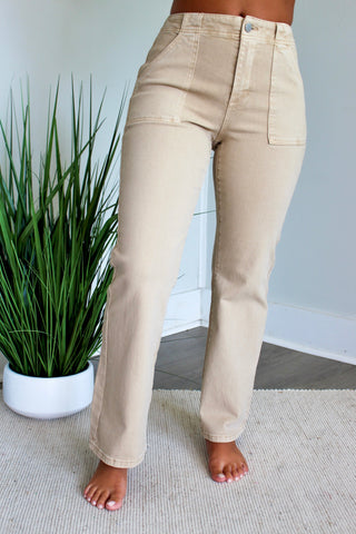 Frankie Patch Pocket Straight • Tan