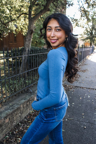 Best Basic Crewneck • Slate - FINAL SALE