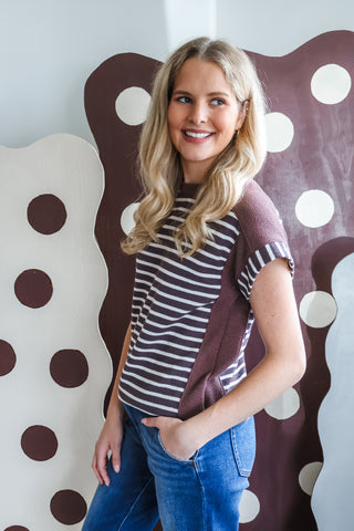 Block Party Stripes • Espresso