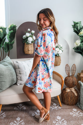 Garden Surprise • Blue Floral