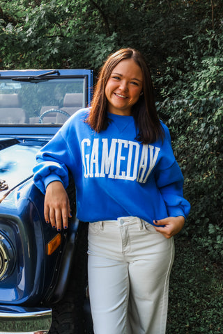 Gameday Graphic Pullover • Blue