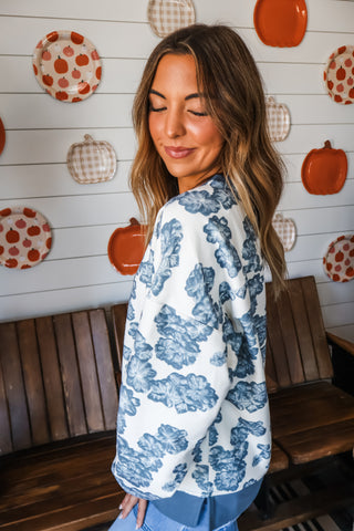 In Full Bloom • Blue Floral