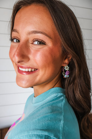 Colorful Charmer Hoop Earrings • Multi