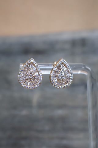 Elegance + Grace teardrop earrings