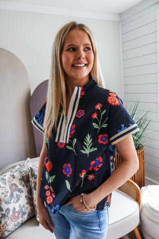 Midnight Garden • Navy Floral
