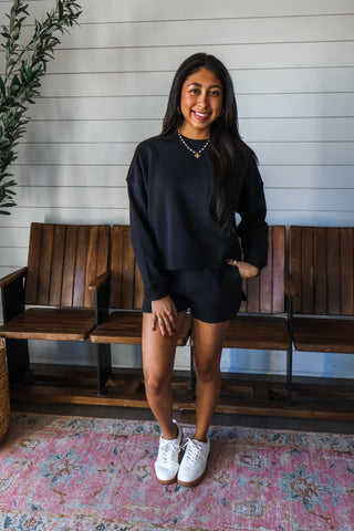 Playful Pairing Short Set • Black