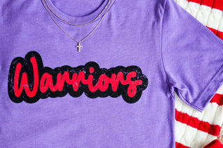 Team Warriors Graphic Tee • Heather Purple