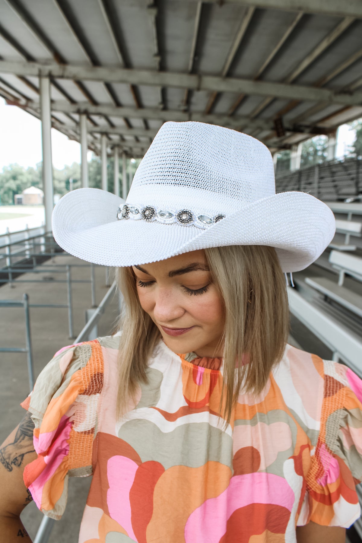 Rodeo Babe Cowboy Hat • White