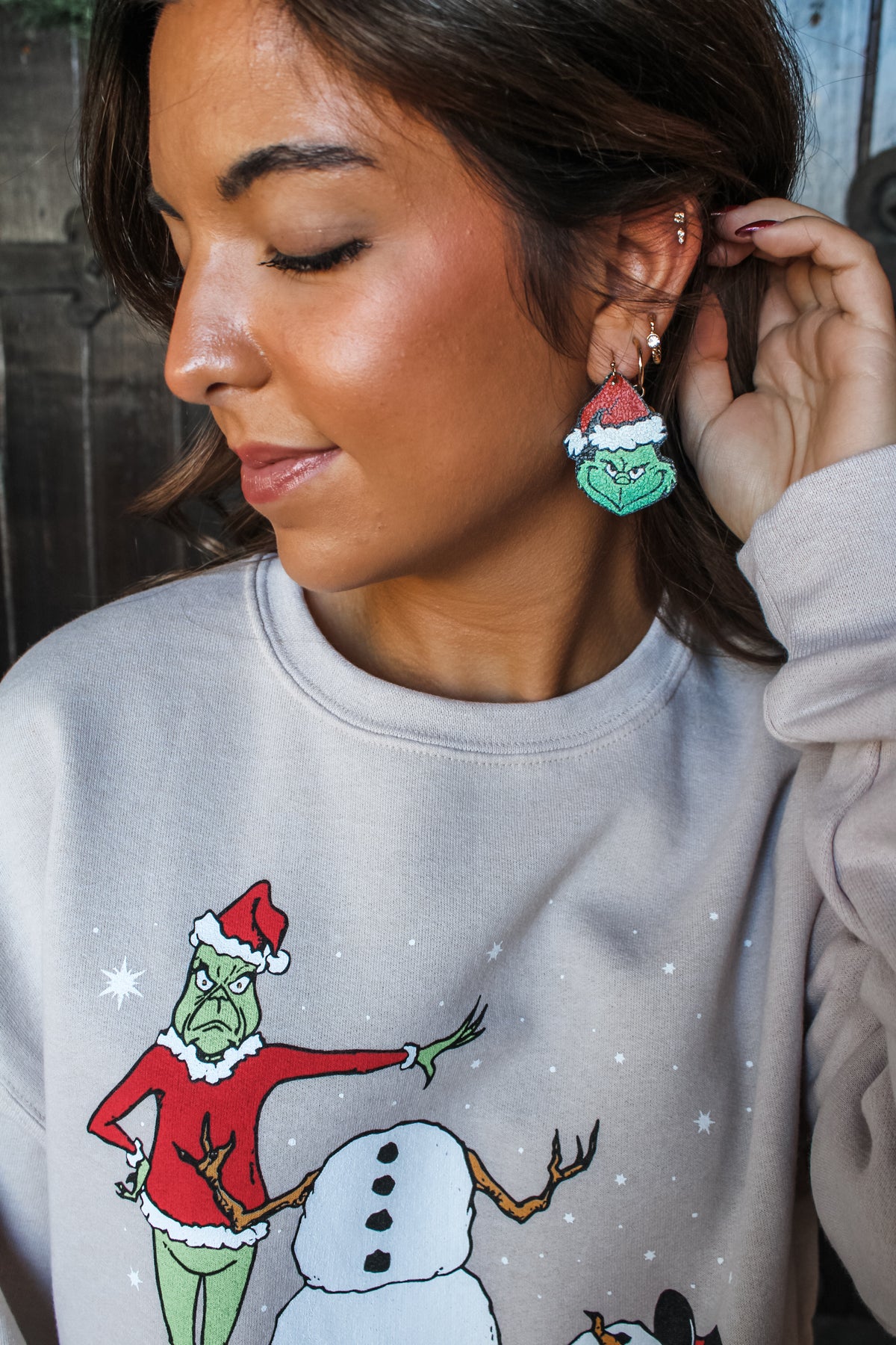 Feeling Grinchy Earrings • Multi