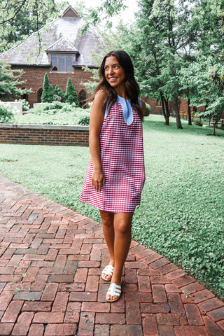 Backyard Barbecues Pocket Dress • Red Gingham