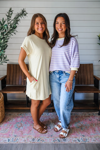 The Everyday Pocket Dress • Yellow - FINAL SALE