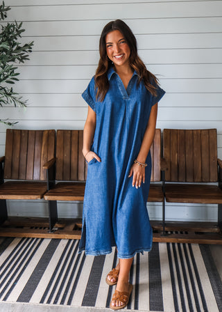 Easy Destination Denim Midi