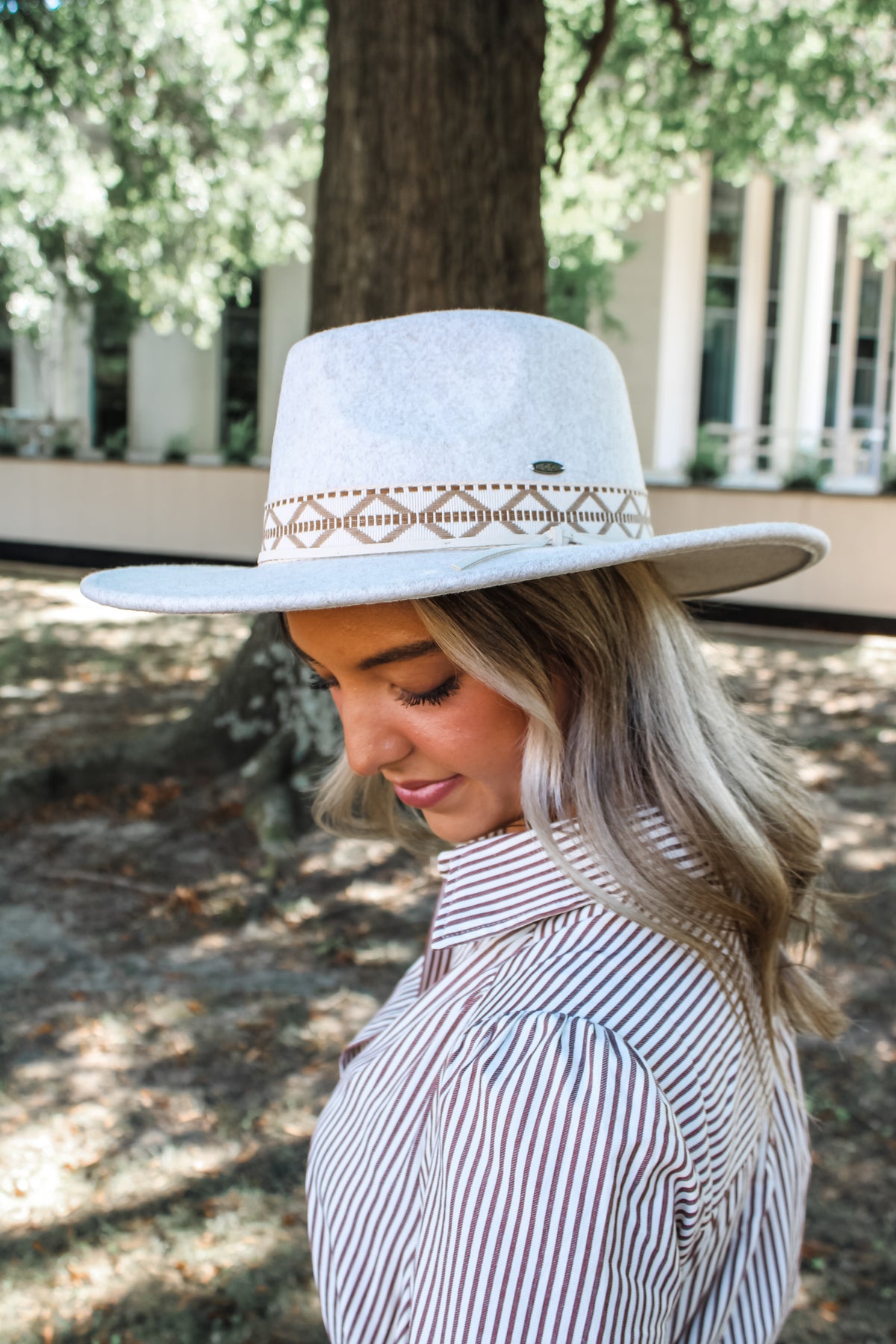 Eyes On The Horizon C.C Felt Fedora • Oatmeal