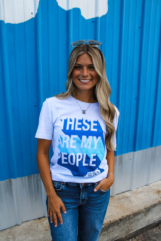 These Are My People Graphic Tee • Ash Grey - FINAL SALE