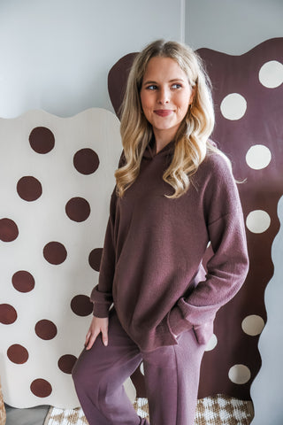 Happy Camper Pullover • Espresso
