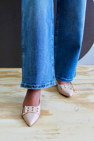 Polished Look Pointed Flat • Blush FINAL SALE