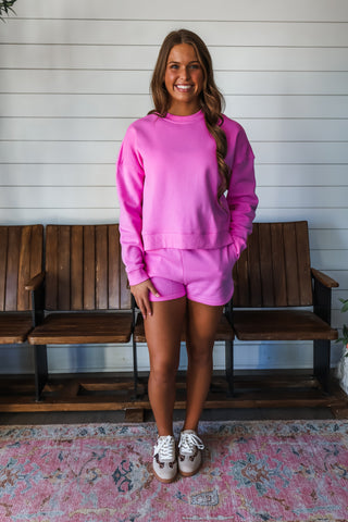 Playful Pairing Short Set • Pink