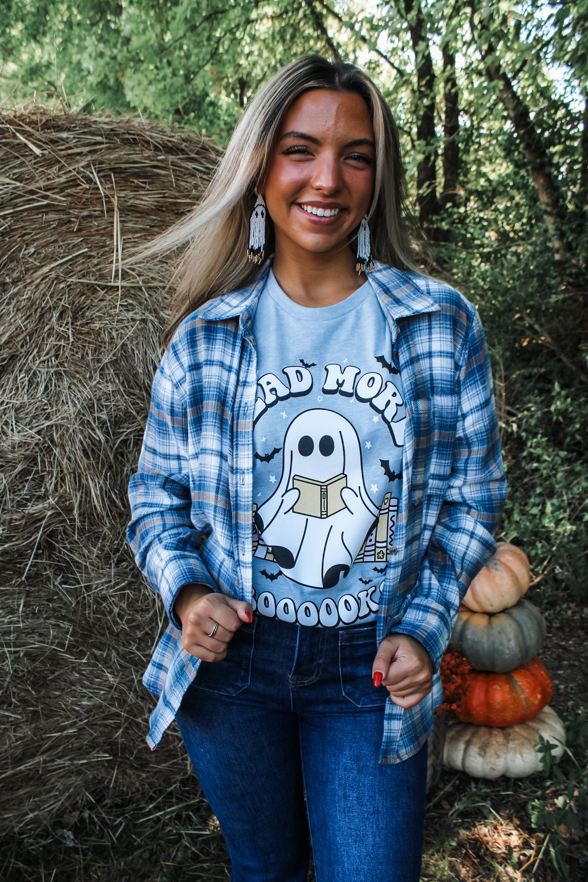 Fall Farmhouse Plaid • Blue/Tan