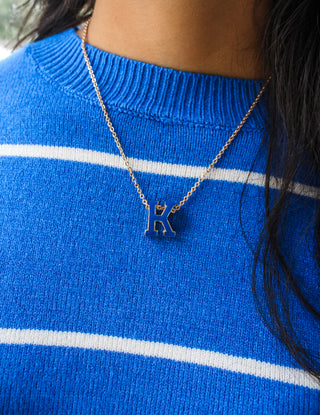 K Is For Kentucky Necklace • Gold